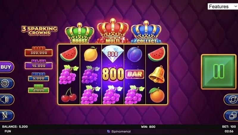 3 Sparking Crowns dobitak u osnovnoj igri