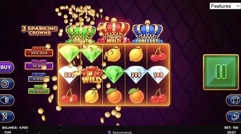 3 Sparking Crowns Wild dobitak